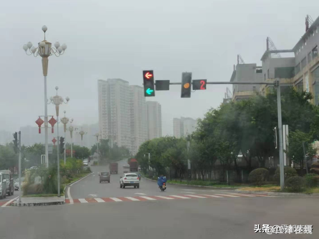 在线等,急!去双福农贸城买菜,路口遇到这样的红绿灯,可以左转不?